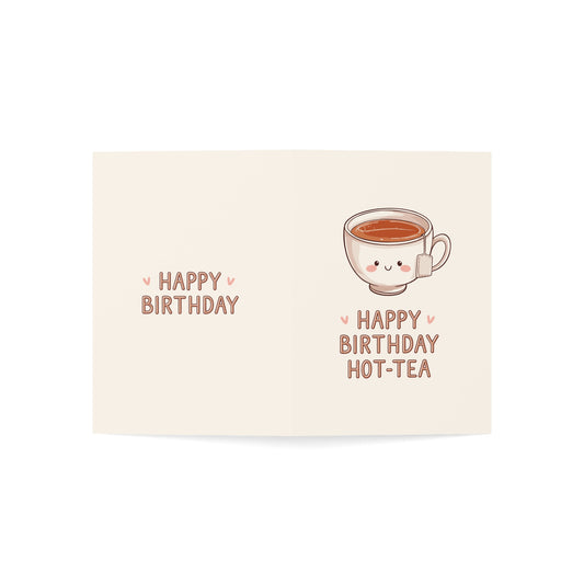 Hot-Tea Greeting Card